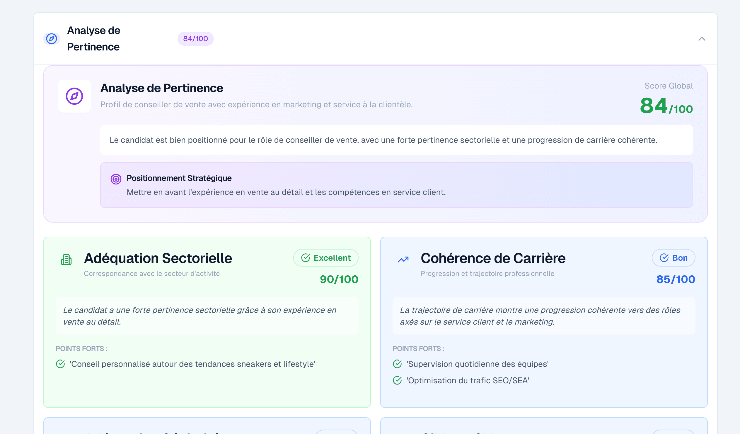 Analyse IA complète - Analyse CV ATS et optimisation avec intelligence artificielle